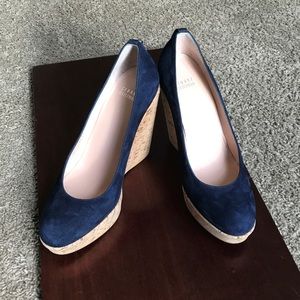 Stuart Weitzman Corkswoon ASO Kate Middleton Navy